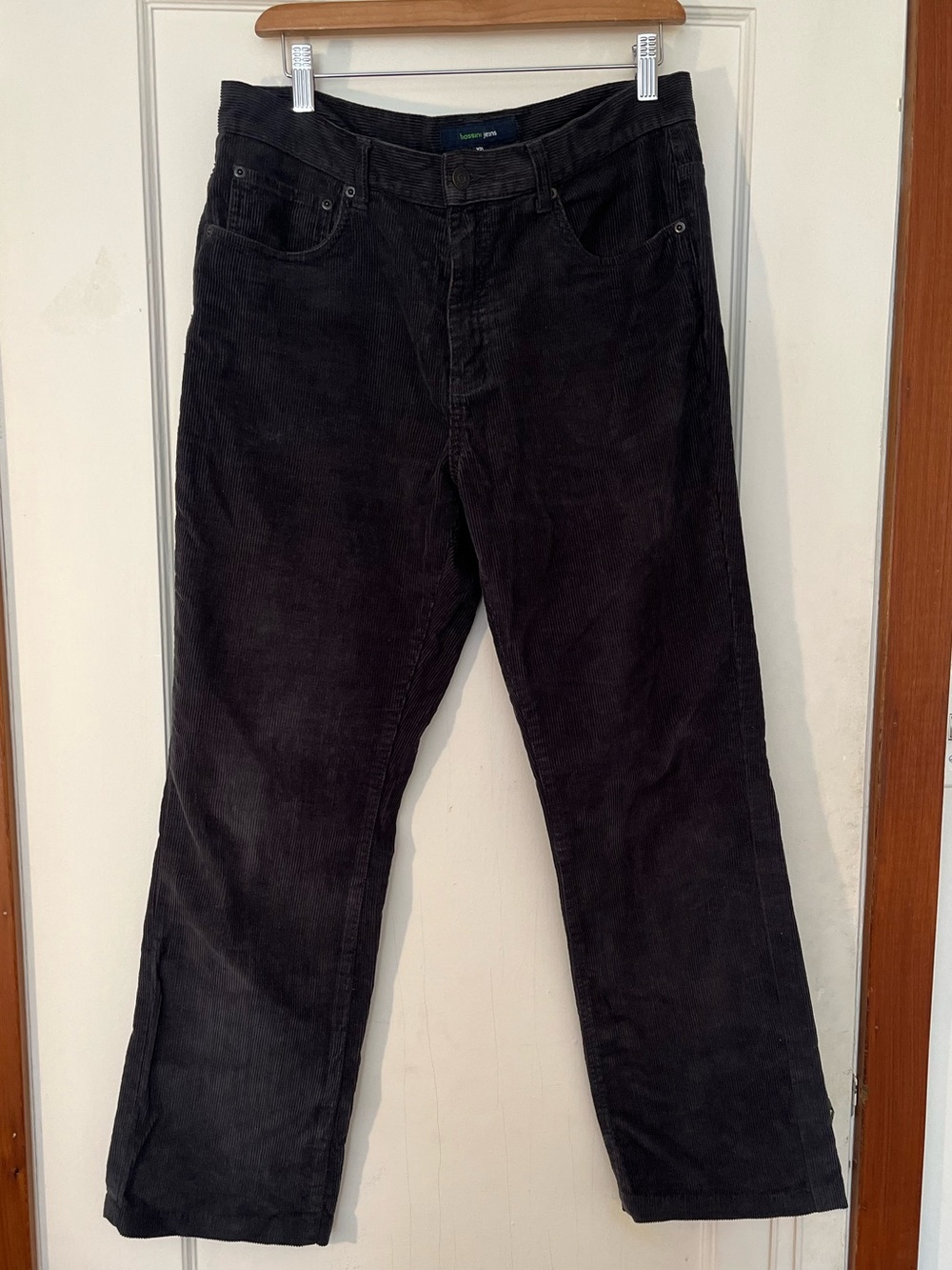 Bossini Black Corduroy Relaxed Jeans